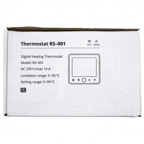 Терморегулятор HeatUp RS-001 Wi-Fi белый фото 13