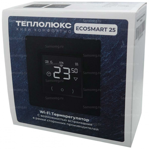 Терморегулятор Теплолюкс EcoSmart 25 чёрный фото 14