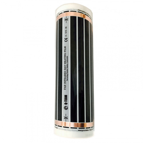 Нагревательная плёнка Q-TERM KH-305E 300 W/m 600 Вт/кв.м. ширина 50 см фото 2