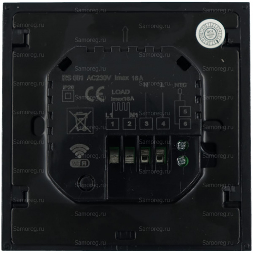 Терморегулятор HeatUp RS-001 Wi-Fi чёрный фото 3